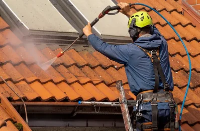 Démoussage et hydrofuge de toiture à la Couyère